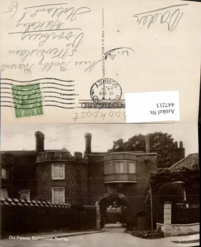 447213,England Surrey Richmond Old Palace Palast