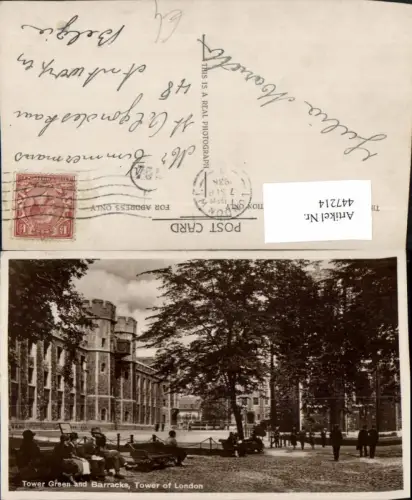 447214,England Tower of London Tower Green and Barracks Burg