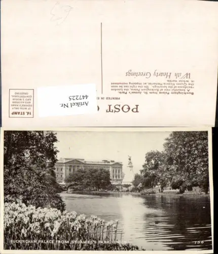 447225,England London St. James Park Buckingham Palace