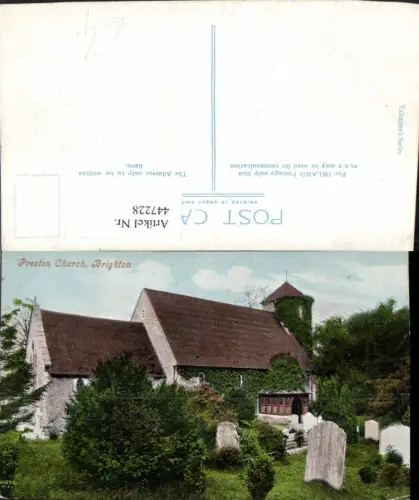 447228,England Brighton Preston Church Kirche