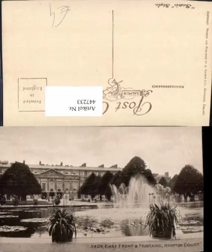 447233,England London Hampton Court Fountains Schloss Brunnen