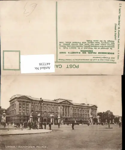 447238,England London Buckingham Palace Gebäude