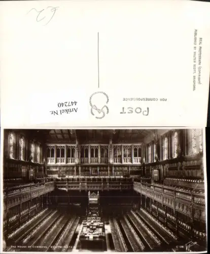 447240,England London Westminster House of Commons Innenansicht