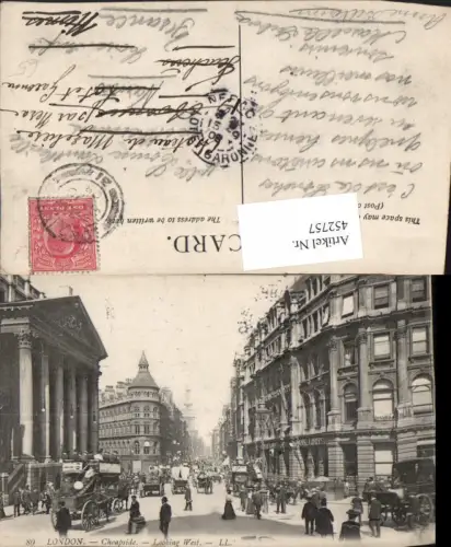 452757,England London Cheapside Straßenansicht
