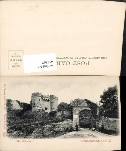 452767,England Carisbrooke Castle Gateway Tor Burg