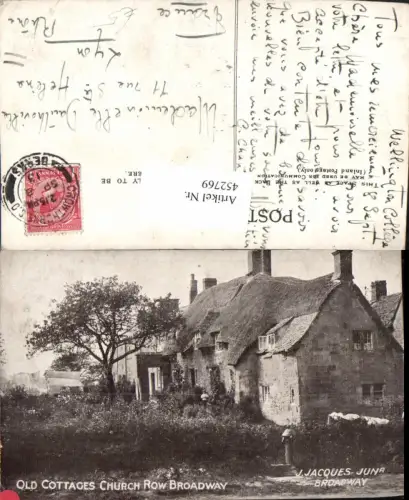 452769,England Broadway Old Cottages Church Row Haus