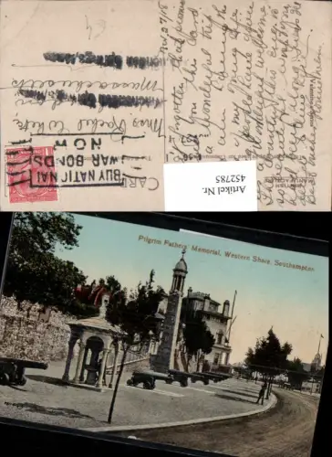 452785,England Southampton Western Shore Pilgrim Fathers Memorial