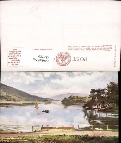 452789,Künstler AK England Windermere Lake looking north See
