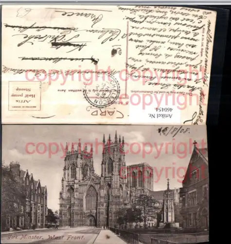 460454,England York Minster Kirche