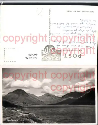 460459,England Wastwater See Bergkulisse