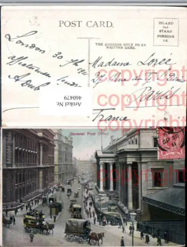 460479,England London General Post Office Straßenansicht