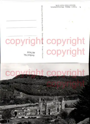 467410,England Monmouthshire Tintern Abbey Abtei Ruine