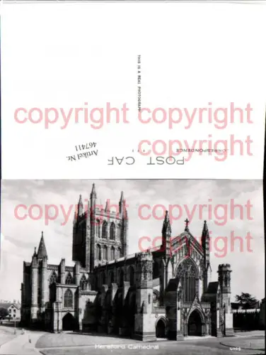 467411,England Hereford Cathedral Kirche