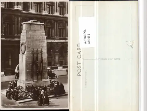 480411,England London Whitehall Cenotaph Kriegerdenkmal