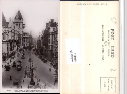 480421,England London Royal Courts of Justice and Fleet Street Straße