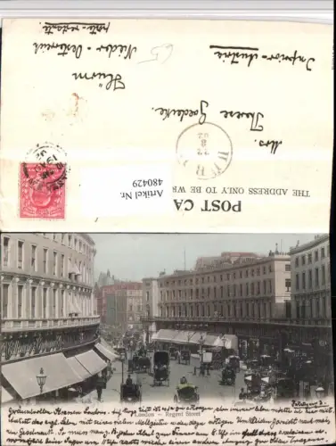 480429,England London Regent Street Straßenansicht