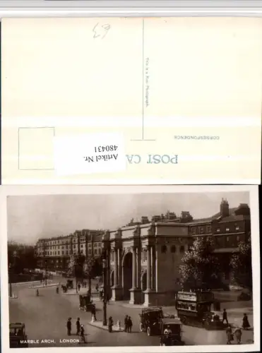 480431,England London Marble Arch Marmorbogen Torbogen