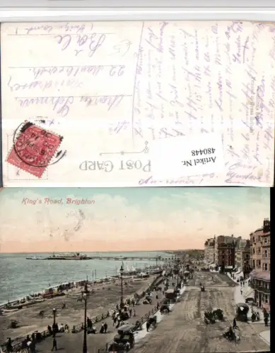 480448,England Brighton Kings Road Straße Promenade