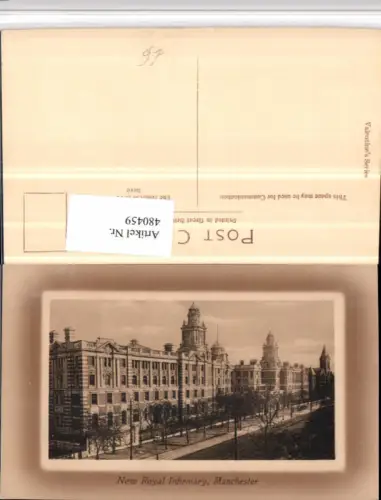 480459,England Manchester New Royal Infirmary Gebäude