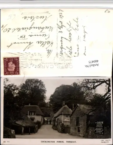 480475,England Torquay Cockington Forge Häuser