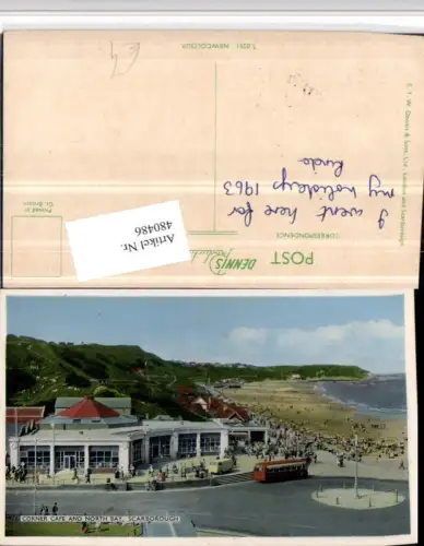 480486,England Scarborough Corner Cafe and North Bay Strand