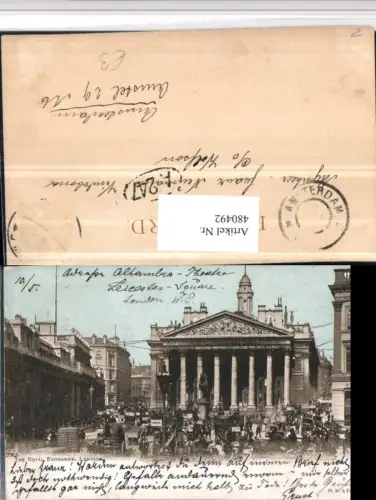 480492,England London Royal Exchange Börse Gebäude