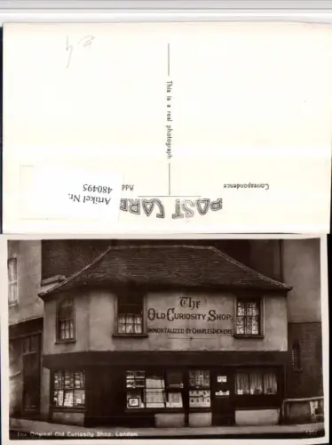 480495,England London Old Curiosity Shop Geschäft