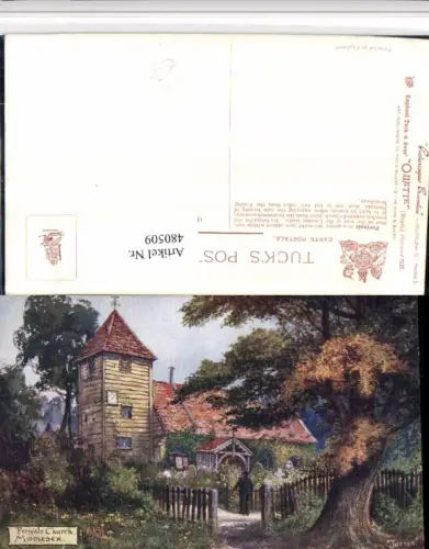 480509,Künstler AK England Middlesex Perivale Church Kirche pub Tuck 7127