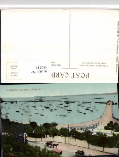 480517,England Toraquay Harbour and Pier Hafen