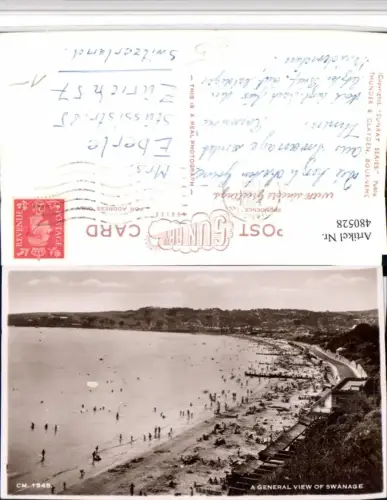 480528,England Swanage General view Strand