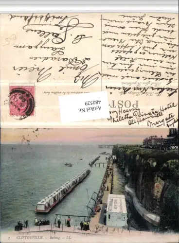 480529,England Cliftonville Bathing Küste