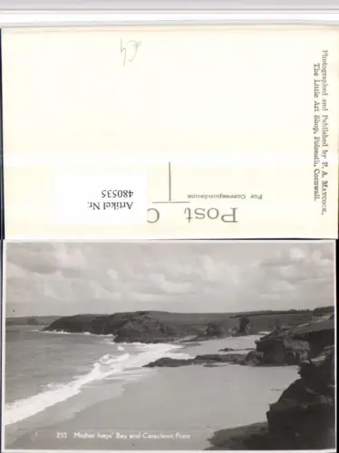 480535,England Mother Iveys Bay and Cataclews Point Strand Küste