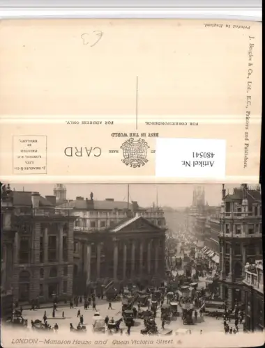 480541,England London Mansion House and Queen Victoria Street