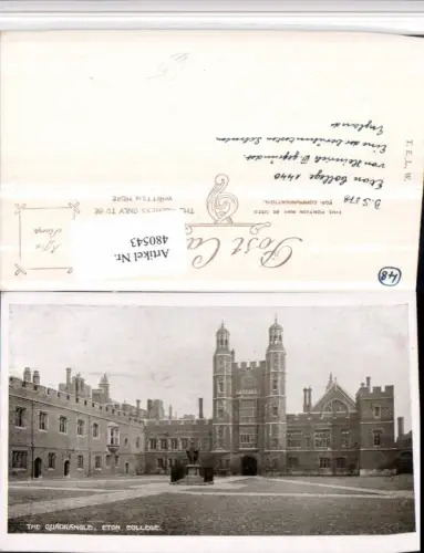 480543,England Eton College Quadrangle Schule