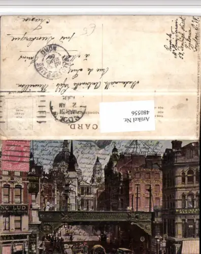 480556,England London Ludgate Hill Straßenansicht Kirche