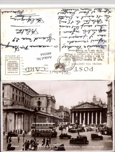 480564,England London Bank of England and Royal Exchange Börse