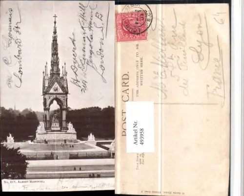 493958,England London Albert Memorial Monument