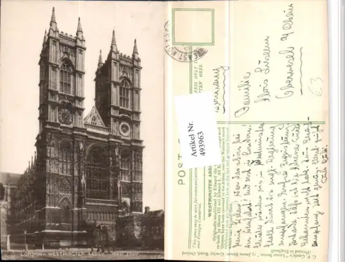 493963,England London Westminster Abbey Kirche