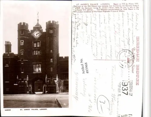 493968,England London St. James Palace Palast