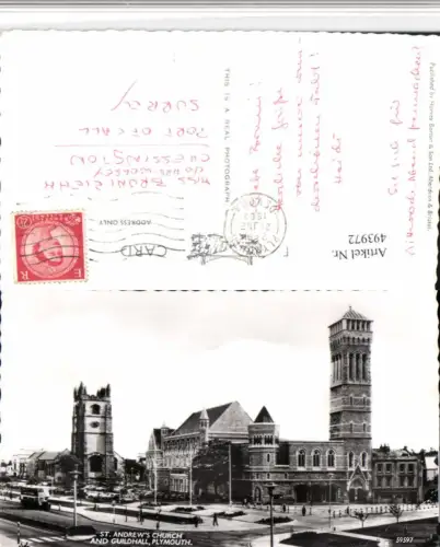 493972,England Plymouth St. Andrews Church and Guildhall
