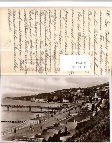 493974,England Ventnor looking West Teilansicht Küste
