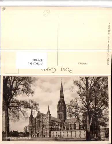 493982,England Salisbury Cathedral Kirche