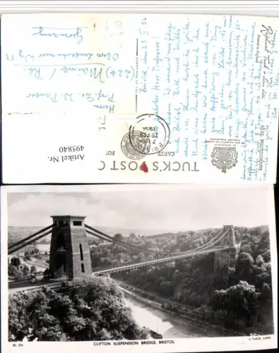 495840,England Bristol Clifton Suspension Bridge Brücke