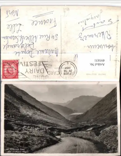 495851,England Kirkstone Pass and Brothers Water Bergkulisse
