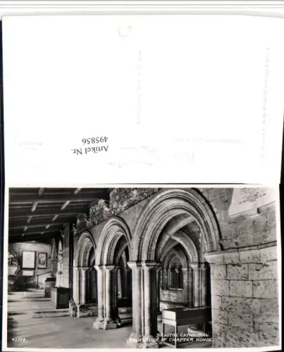 495856,England Bristol Cathedral Vestibule of Chapter House Kirche