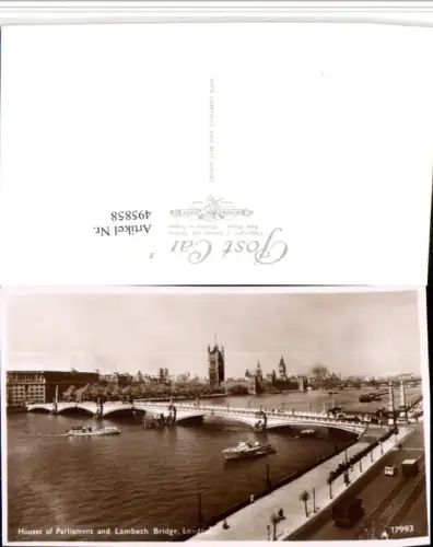 495858,England London Houses of Parliament and Lambeth Bridge Brücke
