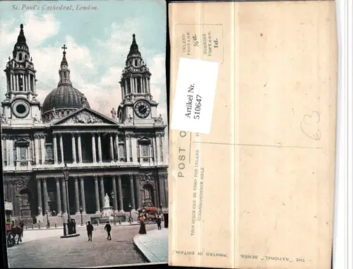 510647,England London St. Pauls Cathedral Kirche