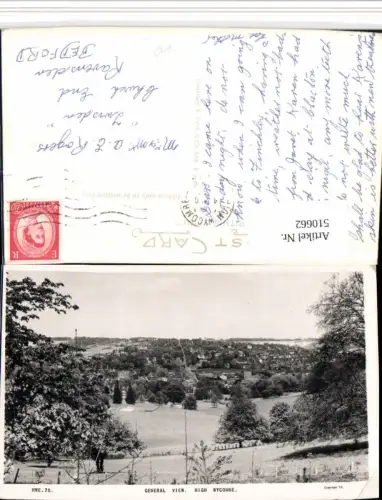 510662,England High Wycombe General view Teilansicht
