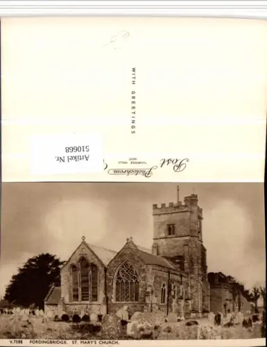 510668,England Fordingbridge St. Marys Church Kirche