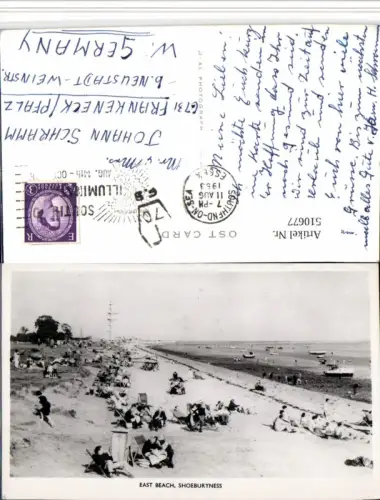 510677,England Shoeburyness East Beach Strandleben Strand